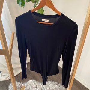 Madewell black bodysuit